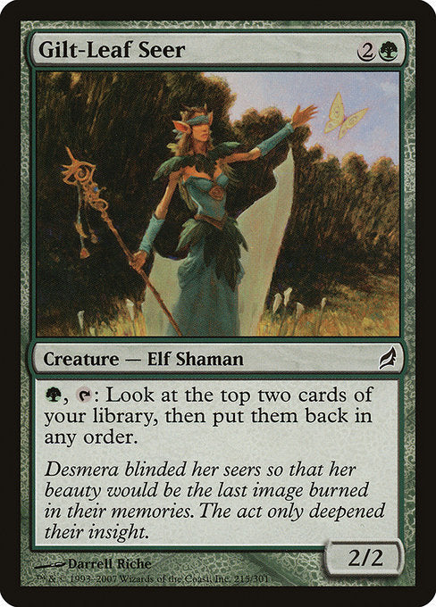 Gilt-Leaf Seer - Lorwyn #215