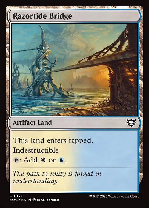 Razortide Bridge - Edge of Eternities Commander #171