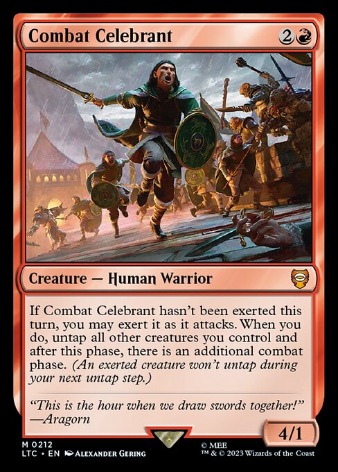 Combat Celebrant - Tales of Middle-earth Commander #212