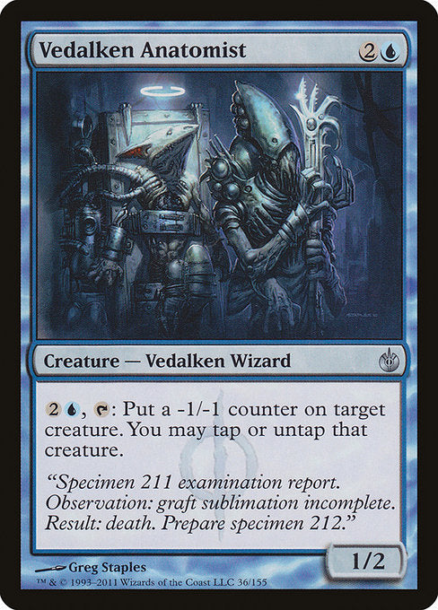 Vedalken Anatomist - Mirrodin Besieged #36