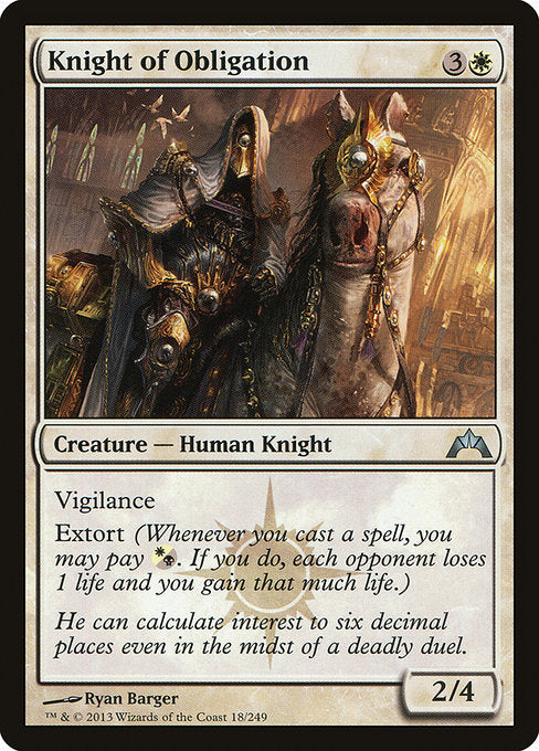 Knight of Obligation - Gatecrash #18