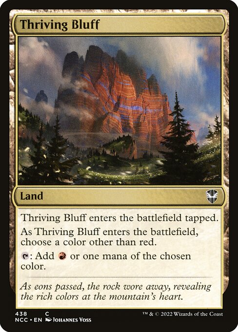 Thriving Bluff - New Capenna Commander #438