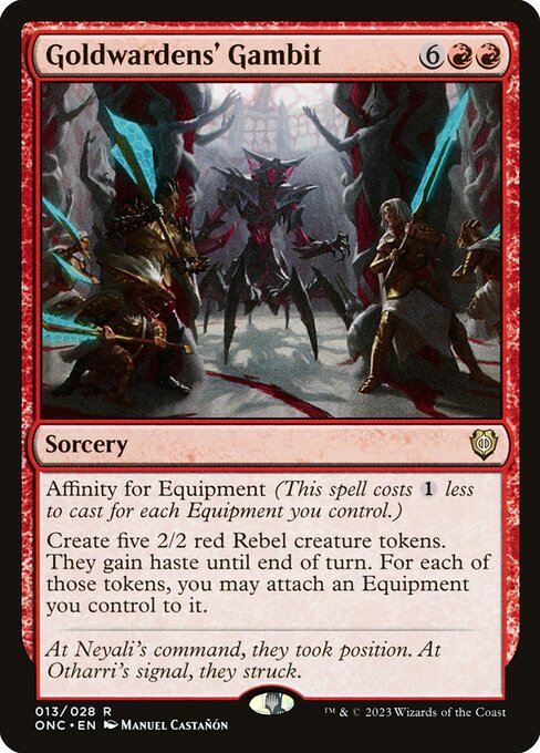 Goldwardens' Gambit - Phyrexia: All Will Be One Commander #13