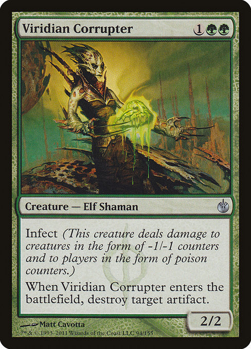 Viridian Corrupter - Mirrodin Besieged #94