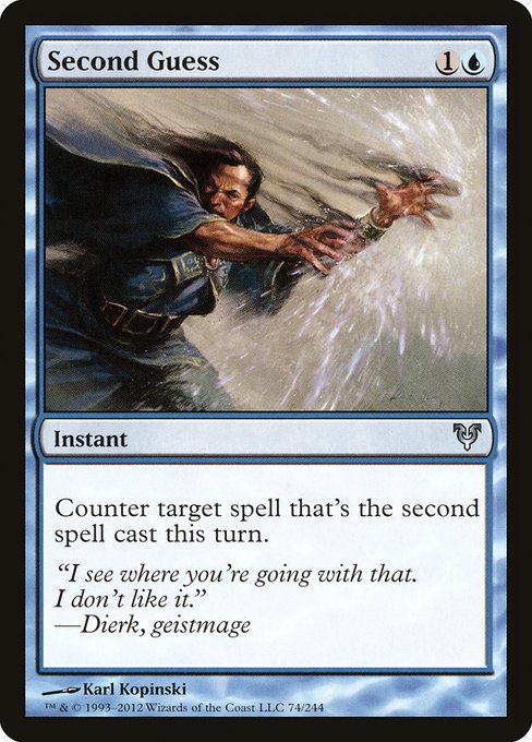 Second Guess - Avacyn Restored #74 Magic: The Gathering card image