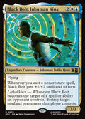 Black Bolt, Inhuman King Marvel Super Heroes Commander Magic: The Gathering card image