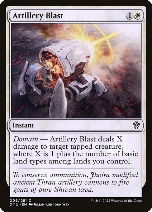 Artillery Blast - Dominaria United #6