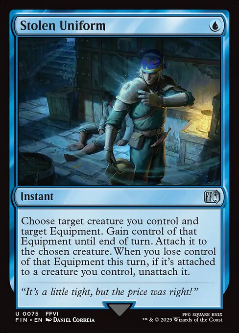 Stolen Uniform Final Fantasy Magic: The Gathering card image