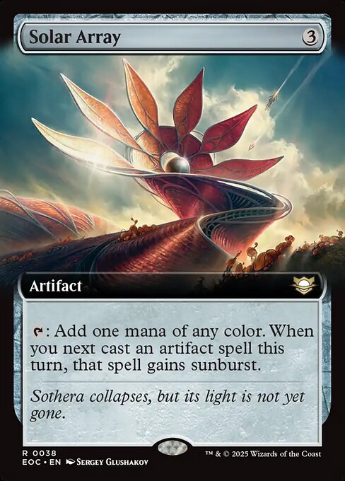 Solar Array - Edge of Eternities Commander #38 Magic: The Gathering card image