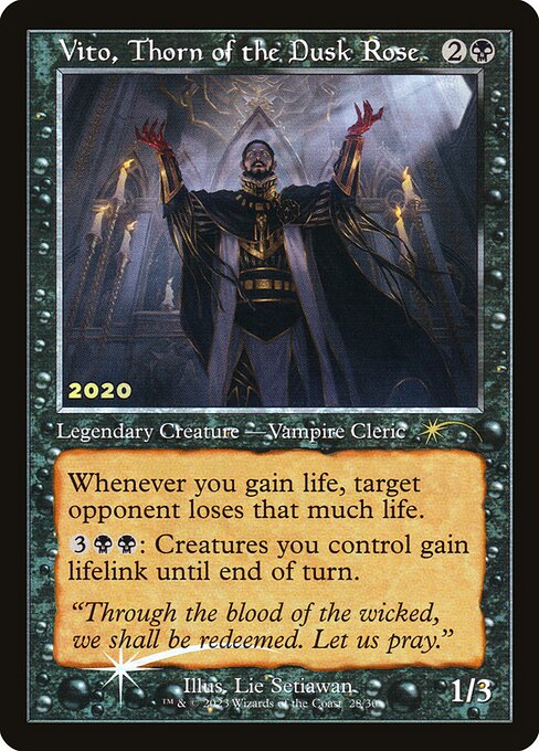 Vito, Thorn of the Dusk Rose - 30th Anniversary Play Promos #28