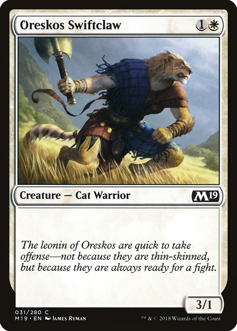 Oreskos Swiftclaw - Core Set 2019 #31