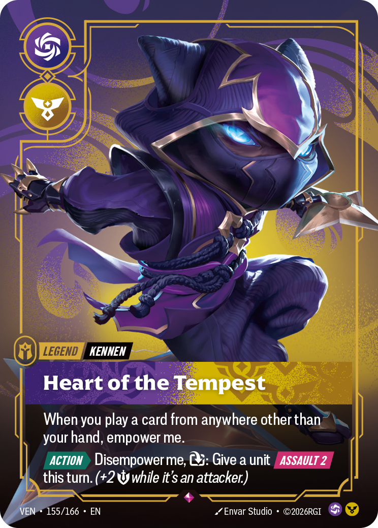 Kennen, Heart of the Tempest Riftbound card