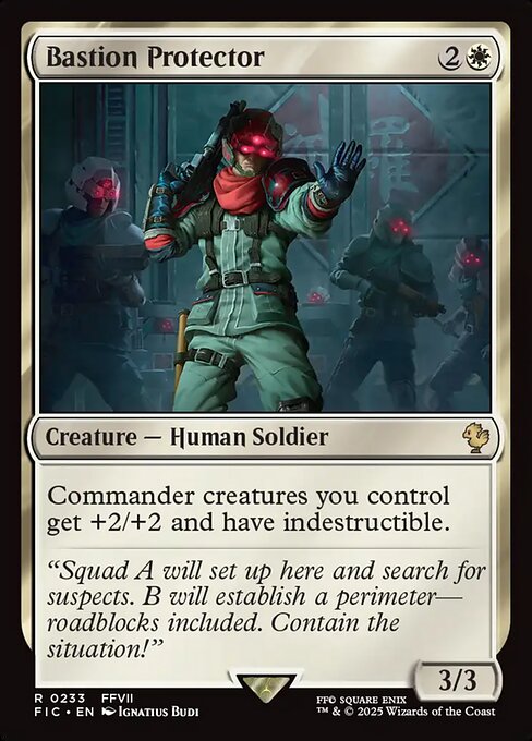 Bastion Protector - Final Fantasy Commander #233 Magic: The Gathering card image