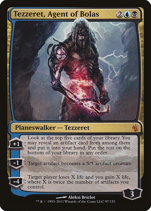 Tezzeret, Agent of Bolas - Mirrodin Besieged #97