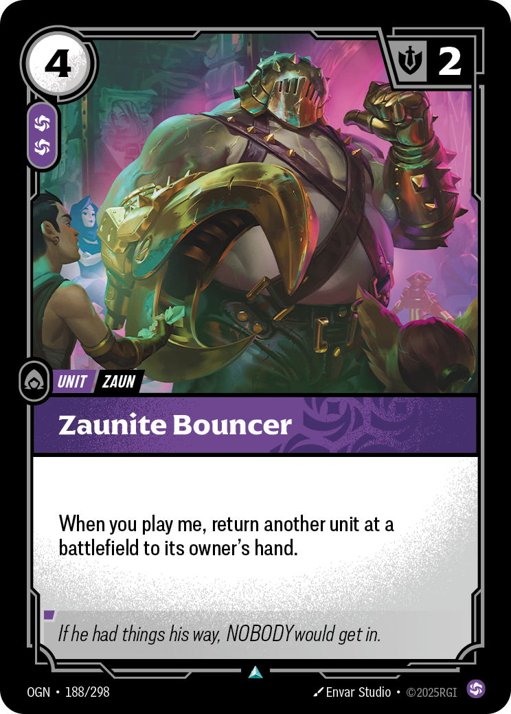 Zaunite Bouncer Riftbound card image