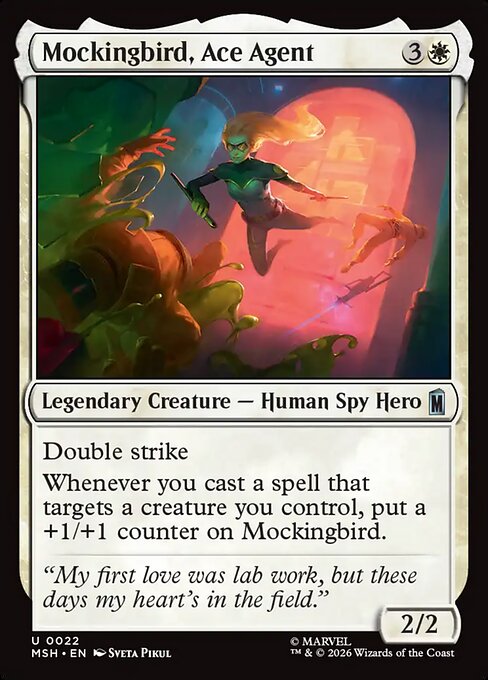 Mockingbird, Ace Agent MSH 22