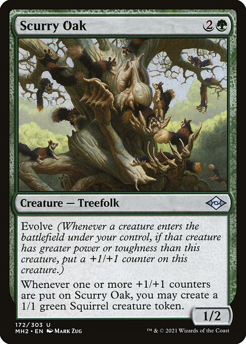 Scurry Oak Modern Horizons 2 Magic: The Gathering card image