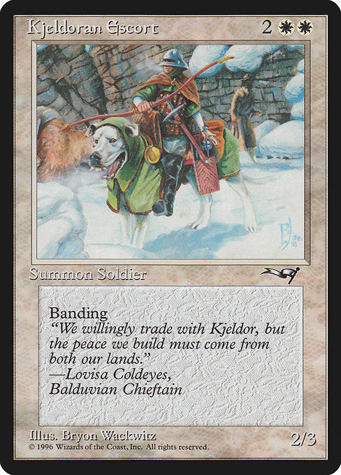 Kjeldoran Escort - Alliances #7a