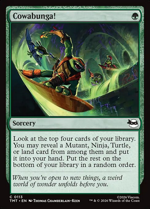 Cowabunga! - Teenage Mutant Ninja Turtles #113 Magic: The Gathering card image