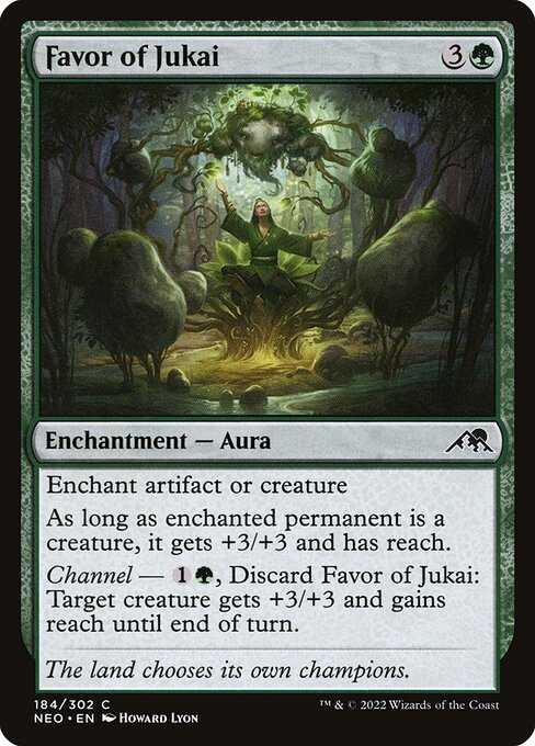 Favor of Jukai Kamigawa: Neon Dynasty Magic: The Gathering card image