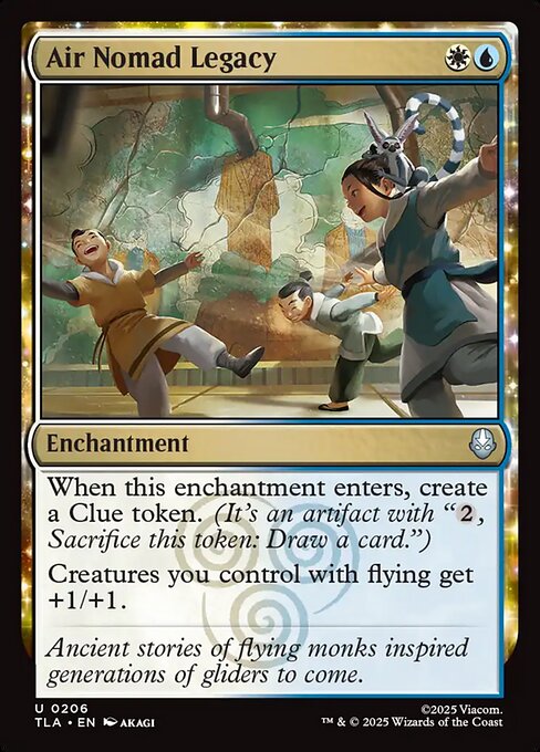 Air Nomad Legacy Avatar: The Last Airbender Magic: The Gathering card image