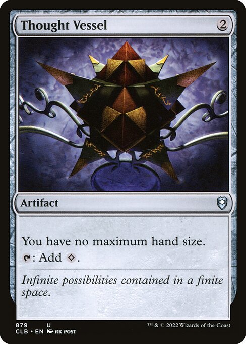 Thought Vessel Commander Legends: Battle for Baldur's Gate Magic: The Gathering card image