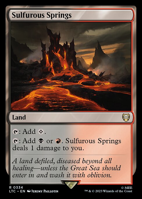 Sulfurous Springs - Tales of Middle-earth Commander #334