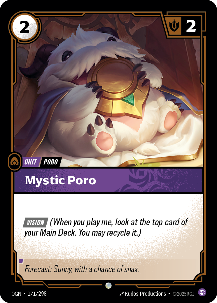 Mystic Poro Riftbound card image