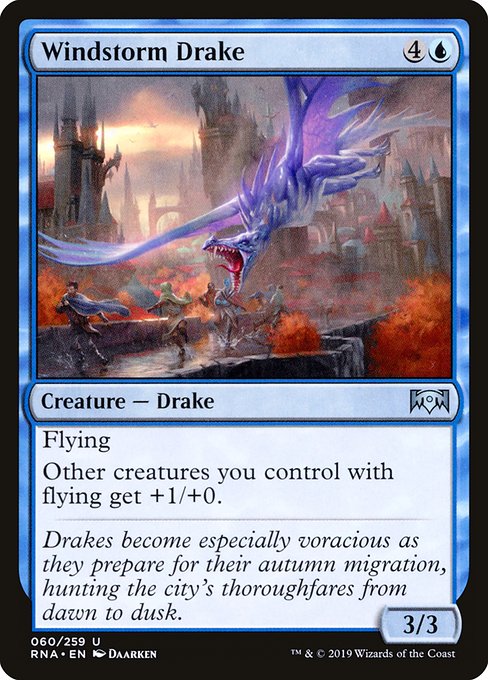 Windstorm Drake - Ravnica Allegiance #60