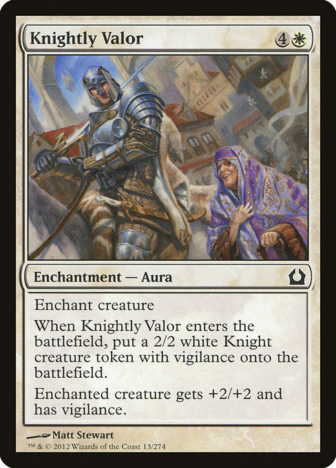 Knightly Valor - Return to Ravnica #13