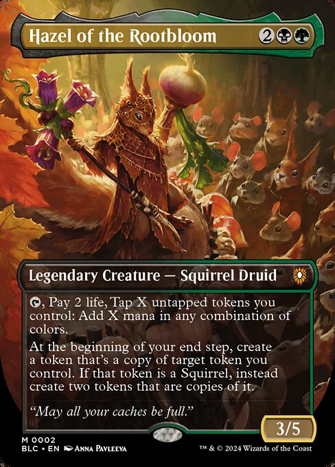 Hazel of the Rootbloom - Bloomburrow Commander #2