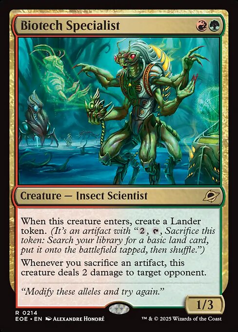 Biotech Specialist - Edge of Eternities #214