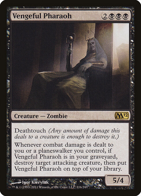 Vengeful Pharaoh Magic 2012 Magic: The Gathering card image