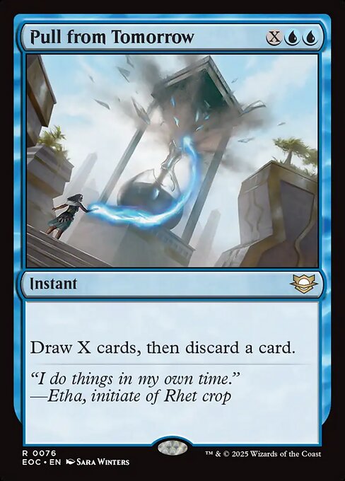 Pull from Tomorrow - Edge of Eternities Commander #76