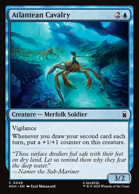 Atlantean Cavalry - Marvel Super Heroes #45 (Foil)