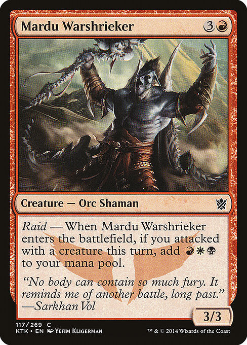 Mardu Warshrieker - Khans of Tarkir #117