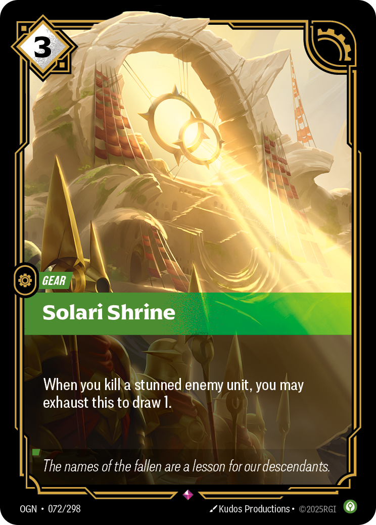 Solari Shrine Riftbound card image
