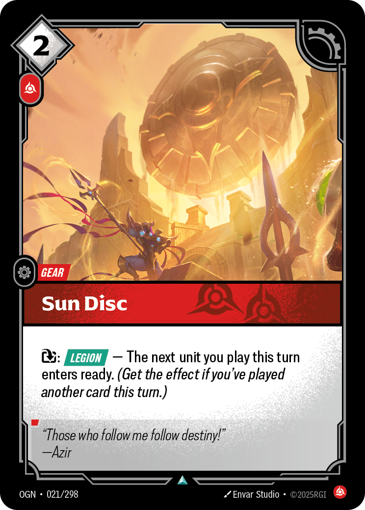 Sun Disc Riftbound card image
