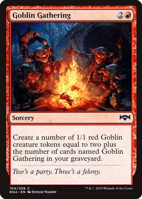 Goblin Gathering - Ravnica Allegiance #104