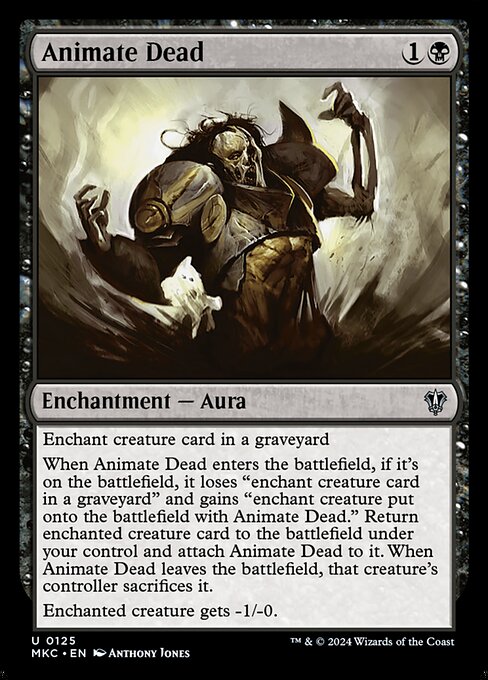 Animate Dead Murders at Karlov Manor Commander Magic: The Gathering card image