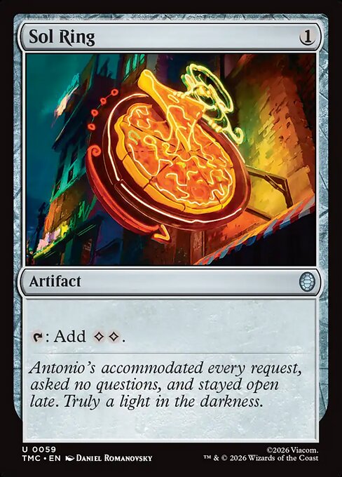Sol Ring Teenage Mutant Ninja Turtles Eternal Magic: The Gathering card image