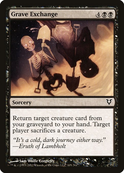 Grave Exchange - Avacyn Restored #105