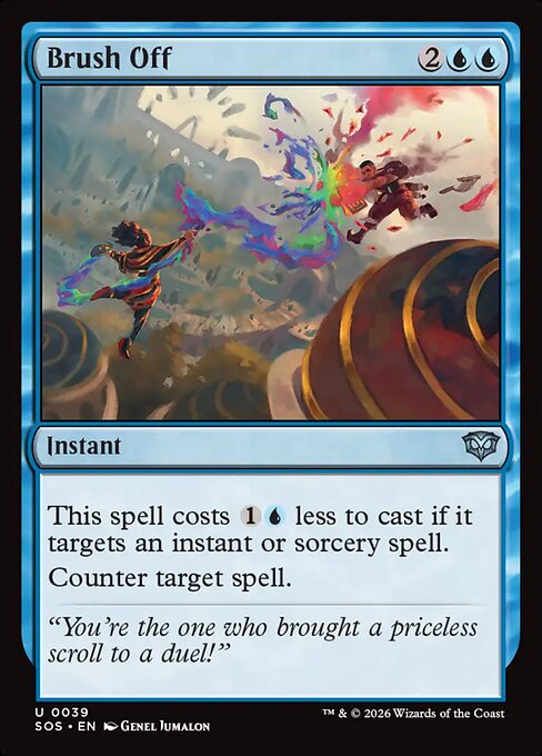 Brush Off - Secrets of Strixhaven #39 Magic: The Gathering card image