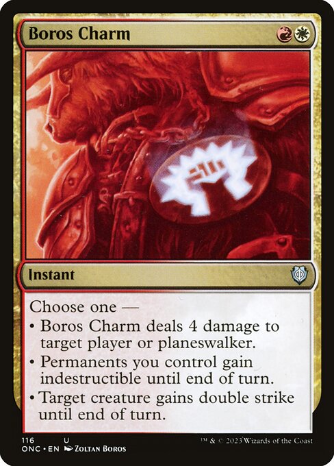 Boros Charm - Phyrexia: All Will Be One Commander #116 Magic: The Gathering card image