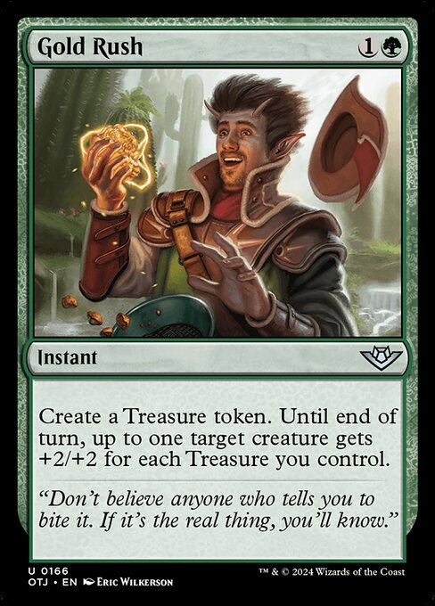 Gold Rush - Outlaws of Thunder Junction #166 Magic: The Gathering card image