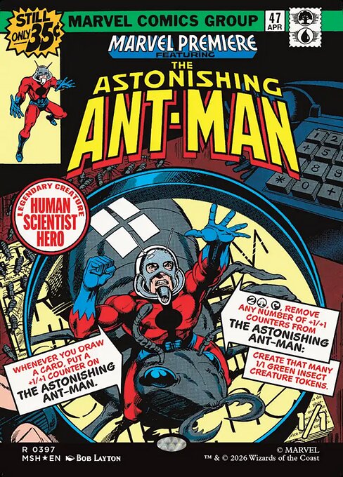 The Astonishing Ant-Man Marvel Super Heroes Magic: The Gathering card image