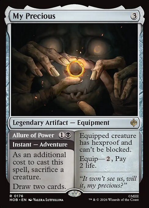 My Precious // Allure of Power - The Hobbit #176 - Near Mint - Foil