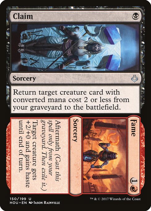 Claim // Fame Hour of Devastation Magic: The Gathering card image