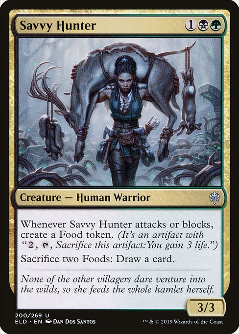 Savvy Hunter - Throne of Eldraine #200