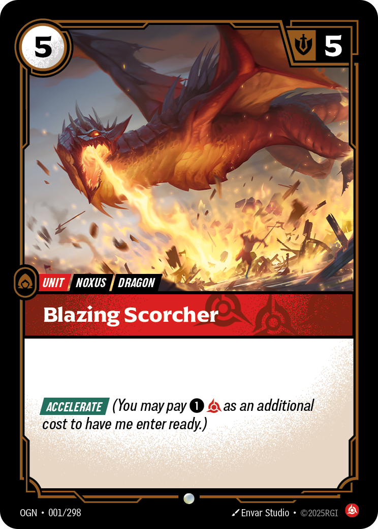 Blazing Scorcher Riftbound card image